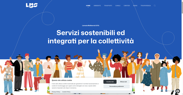 Security scan screenshot of https://www.lameziamultiservizi.it/