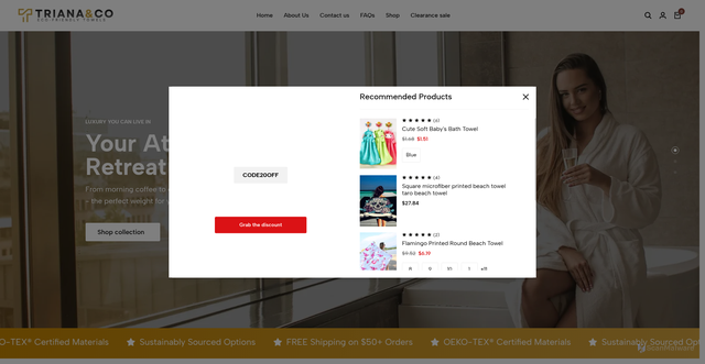 Security scan screenshot of http://triananco.com/