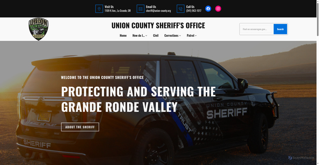 Security scan screenshot of https://ucsooregon.gov/
