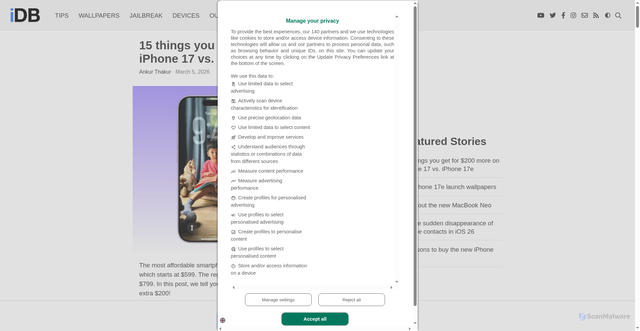 Security scan screenshot of https://media.idownloadblog.com