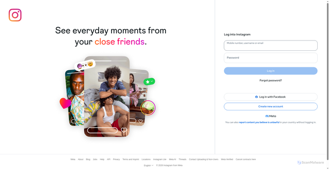 Security scan screenshot of https://www.instagram.com/accounts/login/?next=https%3A%2F%2Fwww.instagram.com%2Ftempletonfoundation%2F%3Futm_source%3DReceive%2BNews%2Bfrom%2Bthe%2BJohn%2BTempleton%2BFoundation%26utm_campaign%3Db0c06dd35a-EMAIL_CAMPAIGN_2026_templetonideas_20260304%26utm_medium%3Demail%26utm_term%3D0_-42837b4b08-97355777&is_from_rle