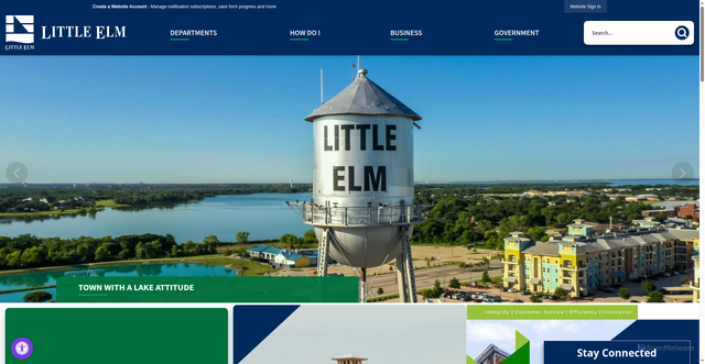 Security scan screenshot of https://littleelm.gov/