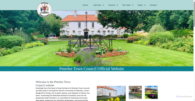 Security scan screenshot of https://peterlee.gov.uk/