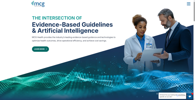 Security scan screenshot of https://mcg.com