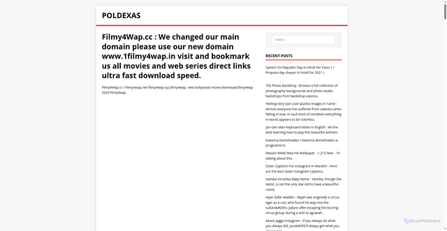 Security scan screenshot of https://sadepol.pages.dev/posts/filmy4wap-cc