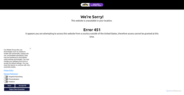 Security scan screenshot of https://www.wape.com/lsp/artist/bio/doechii/