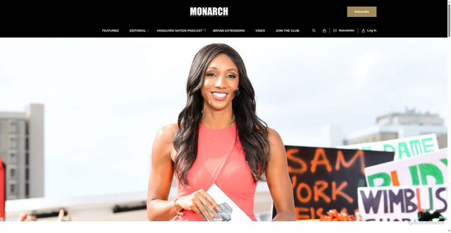 Security scan screenshot of https://monarchmagazine.com/article/maria-taylor/