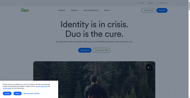 Security scan screenshot of https://api-a86527e8.duosecurity.com