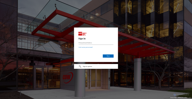 Security scan screenshot of https://cdwcrm.my.salesforce.com