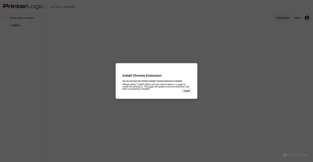 Security scan screenshot of https://mhc-cybercure.printercloud.com