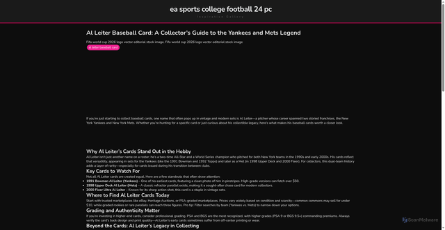 Security scan screenshot of https://langkahdigitalblog-dpqpckrtrsew.edgeone.app/al-leiter-baseball-card.html