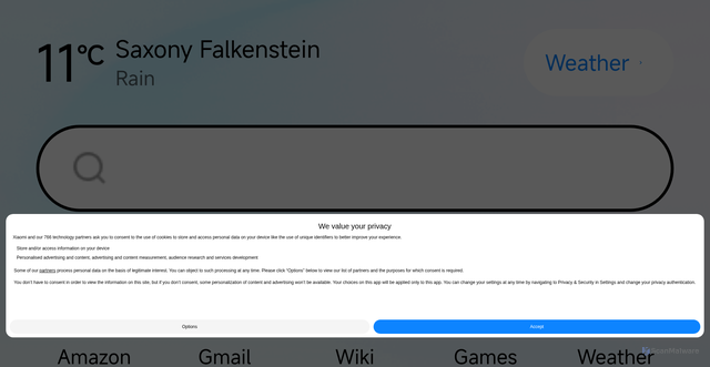Security scan screenshot of https://homepage.mintnav.com