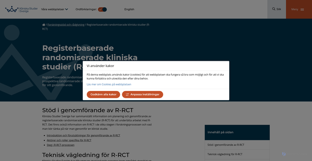 Security scan screenshot of https://rrct.se