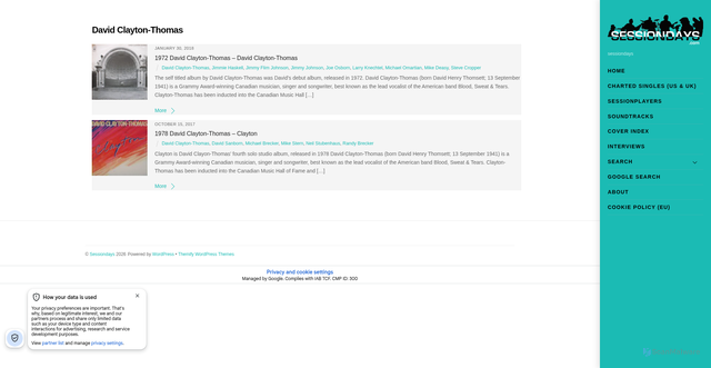 Security scan screenshot of https://sessiondays.com/tag/david-clayton-thomas/