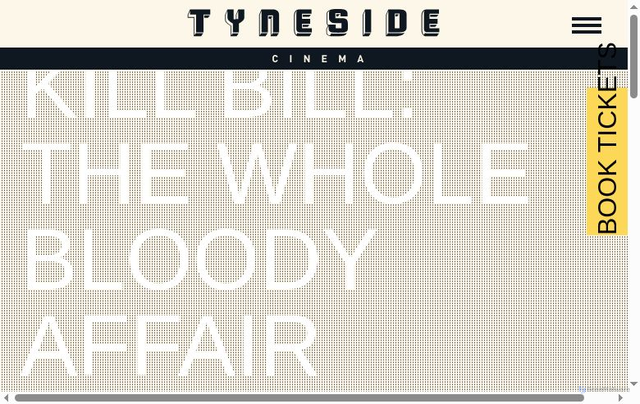 Security scan screenshot of https://tynesidecinema.co.uk/event/kill-bill-the-whole-bloody-affair/