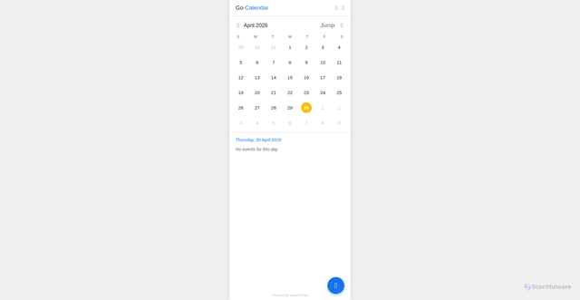 Security scan screenshot of https://vasukigocalendar-p07pnghnai.edgeone.app/