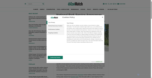 Security scan screenshot of https://www.ecowatch.com/national-parks-entrance-fees-2559617590.html