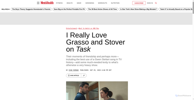 Security scan screenshot of https://www.menshealth.com/entertainment/a68114525/task-grasso-stover/