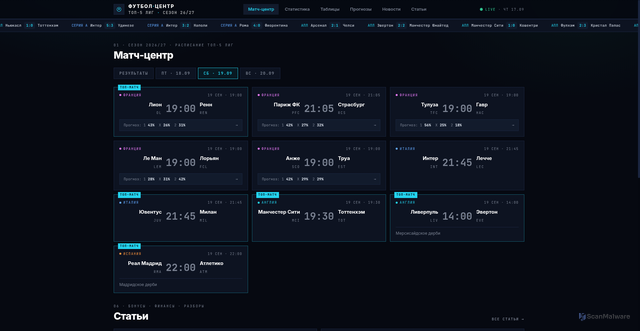 Security scan screenshot of https://retracker.gorcomnet.ru