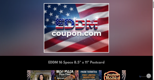 Security scan screenshot of https://eddmcoupon.com/