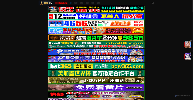 Security scan screenshot of aatc888.com