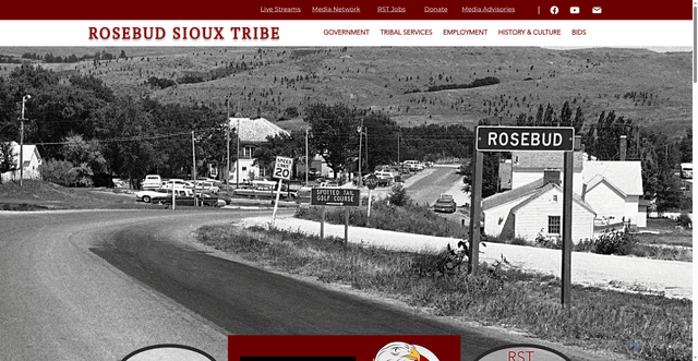 Security scan screenshot of https://www.rosebudsiouxtribe-nsn.gov/