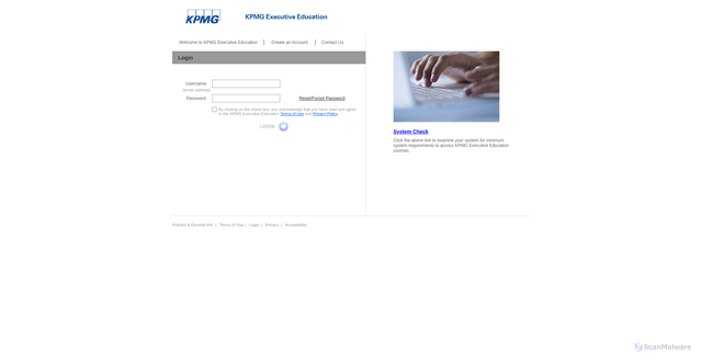 Security scan screenshot of kpmg.csod.com