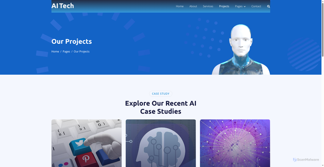Security scan screenshot of https://healthinformatiqs.com/project