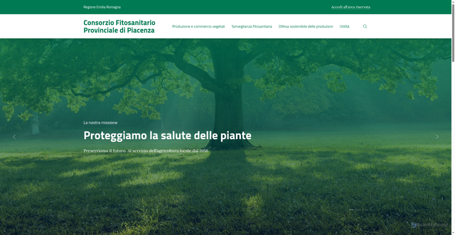 Security scan screenshot of https://www.fitosanitario.pc.it/