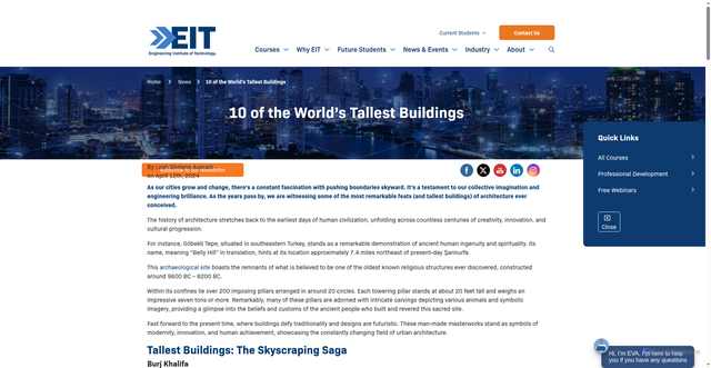 Security scan screenshot of https://www.eit.edu.au/10-worlds-tallest-buildings/