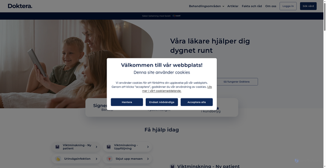 Security scan screenshot of https://doktera.se/
