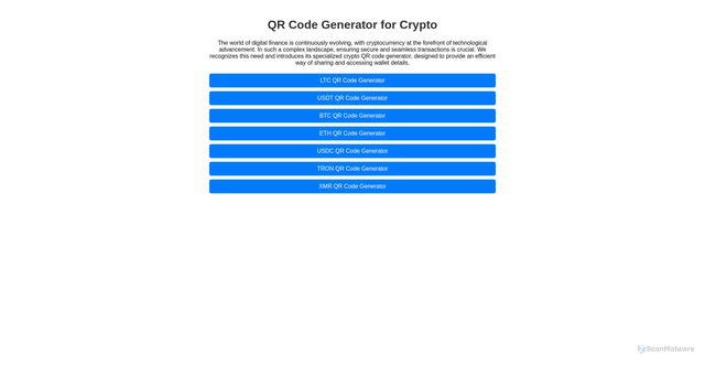 Security scan screenshot of https://qrcode-generator.to/
