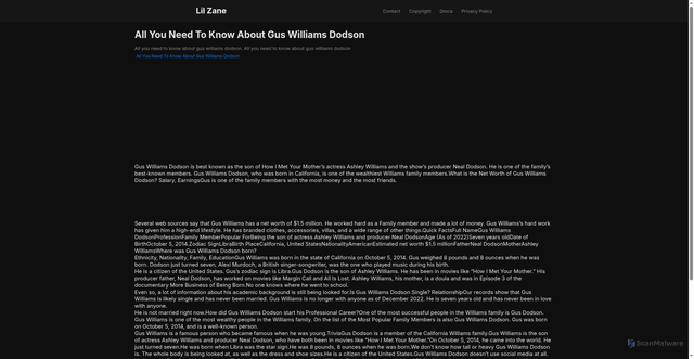 Security scan screenshot of https://mimpidigitalvision-dptqn5rknco5.edgeone.app/all-you-need-to-know-about-gus-williams-dodson.html
