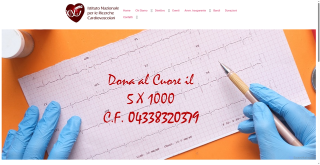 Security scan screenshot of https://www.inrc.it/