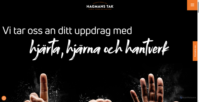 Security scan screenshot of https://totaltak.se