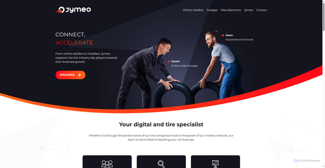 Security scan screenshot of https://jymeo.com