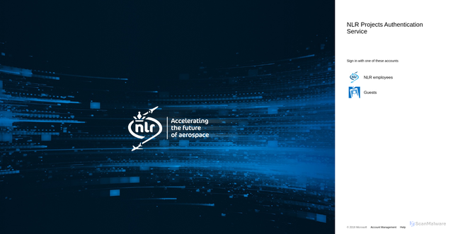 Security scan screenshot of https://sp1.projects.nlr.nl