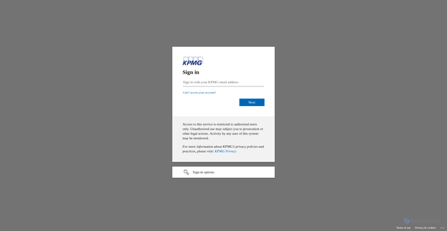 Security scan screenshot of https://spo-global.kpmg.com