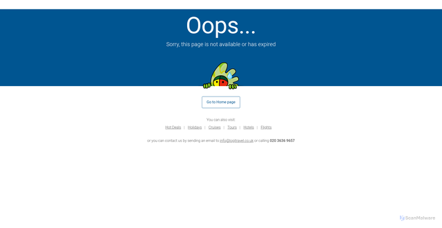 Security scan screenshot of https://cdn.bylogitravel.mx