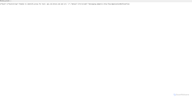 Security scan screenshot of https://dvr-gateway.cld.dtvce.com