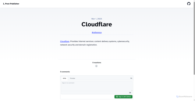 Security scan screenshot of https://i-post-publisher.pages.dev/posts/cloudflare/