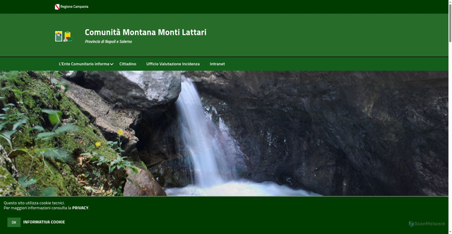 Security scan screenshot of https://www.cmmontilattari.it/