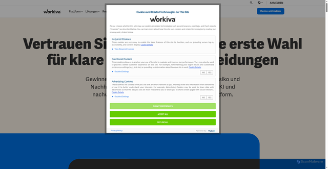 Security scan screenshot of https://wdesk.com