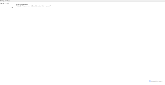 Security scan screenshot of https://glide.ssgapis.com