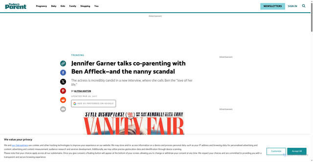 Security scan screenshot of https://www.todaysparent.com/blogs/jennifer-garner-talks-co-parenting-with-ben-affleck-and-the-nanny-scandal/