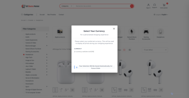 Security scan screenshot of https://allelectromarket.com/product-category/headphone