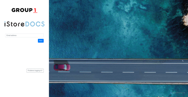 Security scan screenshot of https://group1.istoredocs.net