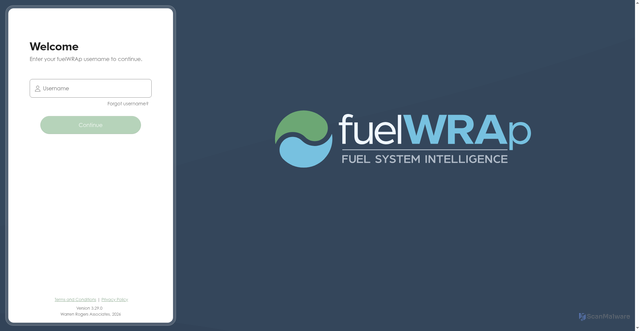 Security scan screenshot of https://fuelwrap.wr-cloud.com