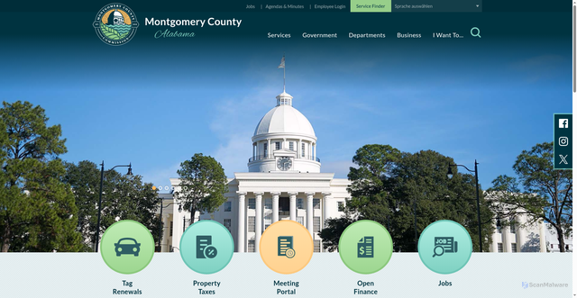 Security scan screenshot of https://www.mc-ala.org/