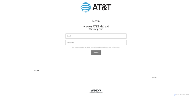 Security scan screenshot of https://att-103446-103201.weeblysite.com/